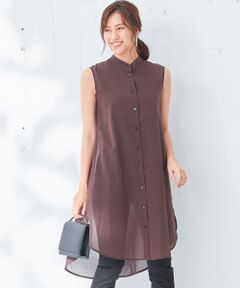 【WEB限定カラー】Organza Cotton ロングブラウス