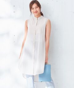 【WEB限定カラー】Organza Cotton ロングブラウス