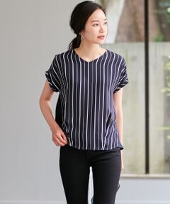 【WEB限定】Cotton Combi Stripe カットソー