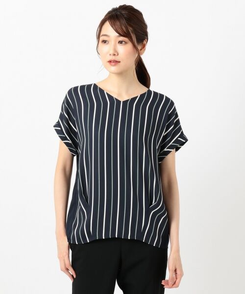 ICB / アイシービー Tシャツ | 【WEB限定】Cotton Combi Stripe カットソー | 詳細21