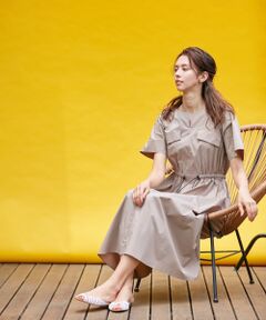 ICB / アイシービー ミニ丈・ひざ丈ワンピース | 【Utilism】パラシュート ワンピース