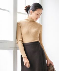 ICB / アイシービー ニット・セーター | 【洗える】Alba タートルネックニット