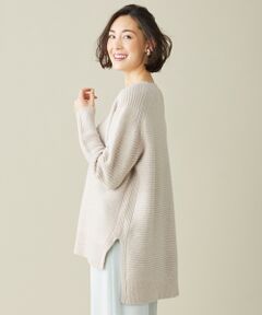 ICB / アイシービー ニット・セーター | 【マガジン掲載】Soft Cashmere Mix ガーター編みニット(番号CL25)