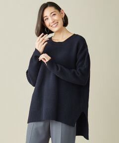 ICB / アイシービー ニット・セーター | 【マガジン掲載】Soft Cashmere Mix ガーター編みニット(番号CL25)