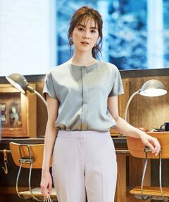 ICB / アイシービー シャツ・ブラウス | 【洗える】Calm ブラウス