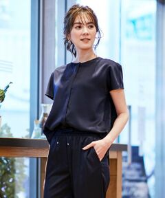 ICB / アイシービー シャツ・ブラウス | 【洗える】Calm ブラウス