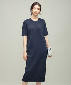 ICB / アイシービー ミニ丈・ひざ丈ワンピース | 【洗える】Crispy ニットドレス