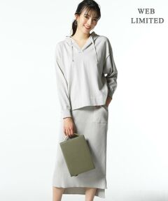 【WEB限定】Cotton Stretch ニットスカート