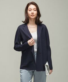 【洗える】 ComfortMilano ニットジャケット