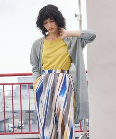 ICB / アイシービー カーディガン・ボレロ | 【洗える】 Pinion ロングカーディガン