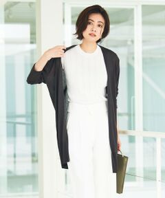 ICB / アイシービー カーディガン・ボレロ | 【洗える】 Pinion ロングカーディガン