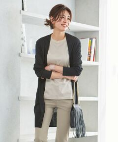 ICB / アイシービー カーディガン・ボレロ | 【洗える】 Pinion ロングカーディガン