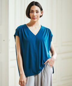 ICB / アイシービー シャツ・ブラウス | 【洗える】Bunch Vネック ブラウス