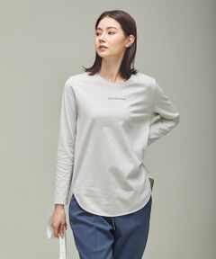 【洗える】 LOGOTEE カットソー