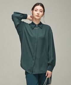 ICB / アイシービー シャツ・ブラウス | 【洗える】トリアセジョーゼット ブラウス