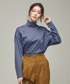 ICB / アイシービー カットソー | 【洗える】 リバーストレッチジャージー ハイネックプルオーバー