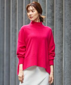 【マガジン掲載・WEB限定カラーあり・新色追加】Soft Wool Cashmere Mix ハイネック ニット（番号CL27）