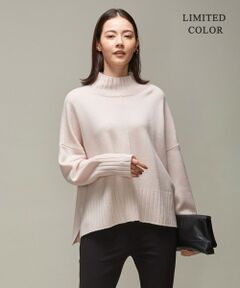 【マガジン掲載・WEB限定カラーあり・新色追加】Soft Wool Cashmere Mix ハイネック ニット（番号CL27）