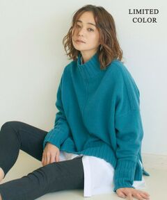 【マガジン掲載・WEB限定カラーあり・新色追加】Soft Wool Cashmere Mix ハイネック ニット（番号CL27）