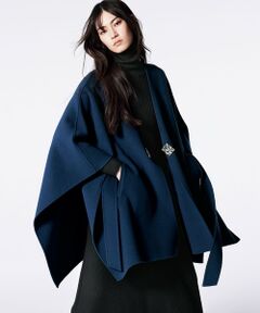 ICB / アイシービー ポンチョ | 【マガジン掲載】ウールリバー ポンチョ（番号CJ29）