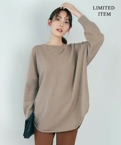 【WEB＆一部店舗限定・10色展開】ウールナイロン フェルトタッチ ニット