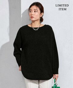 【WEB＆一部店舗限定・10色展開】ウールナイロン フェルトタッチ ニット