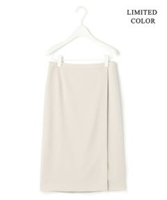 ICB / アイシービー ミニ・ひざ丈スカート | 【追加生産・洗える】Fied ラップ風スカート