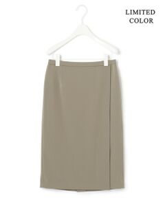 ICB / アイシービー ミニ・ひざ丈スカート | 【追加生産・洗える】Fied ラップ風スカート