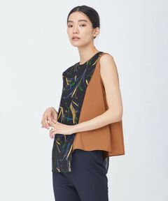 ICB / アイシービー シャツ・ブラウス | 【Saki Tanakaさんコラボ】コラボプリント ノースリーブブラウス