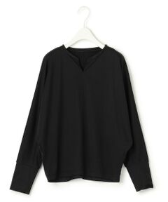 ICB / アイシービー カットソー | 【洗える】リバーストレッチジャージー ドルマンスリーブカットソー