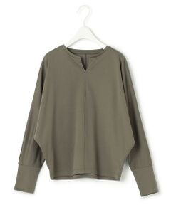 ICB / アイシービー カットソー | 【洗える】リバーストレッチジャージー ドルマンスリーブカットソー