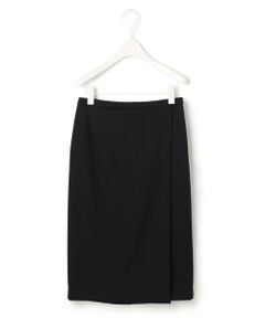 ICB / アイシービー ミニ・ひざ丈スカート | 【洗える】37.5TRストレッチ ラップ風スカート