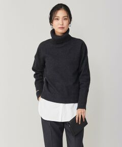 ICB / アイシービー ニット・セーター | ミルドウール オフタートルプルオーバー