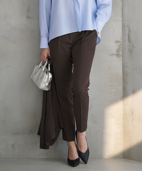 ICB / アイシービー その他パンツ | Fiedテーパードパンツ（ブラウン系）