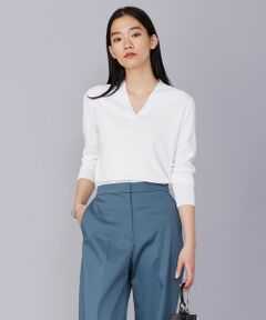 ICB / アイシービー ニット・セーター | 【洗える】 シンセティックフルニードル Vネックプルオーバー