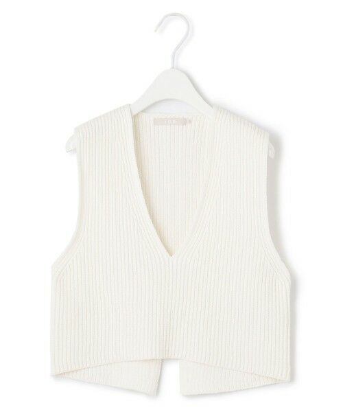 ICB / アイシービー ベスト | 【洗える】 コットンテープリブベスト | 詳細4