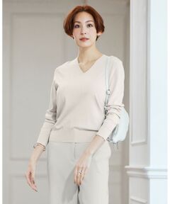 ICB / アイシービー ニット・セーター | 【WEB限定カラーあり】 シンセティックハイゲージ Vネックプルオーバー