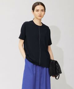 ICB / アイシービー ニット・セーター | 【洗える】VIS/NYハイゲージ 半袖プルオーバー