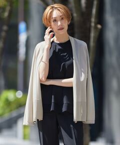 ICB / アイシービー カーディガン・ボレロ | 【接触冷感・洗える】PINION ショートカーディガン