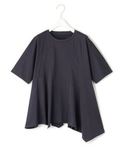 ICB / アイシービー カットソー | 【洗える】ブラウスライクジャージー ハンカチーフヘムカットソー