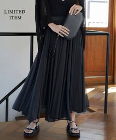 ICB / アイシービー ミニ・ひざ丈スカート | 【WEB限定・洗える】SheerGloss スカート