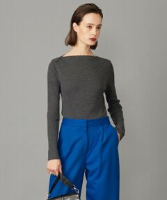 ICB / アイシービー ニット・セーター | 【洗える】エクストラファインメリノ  ボートネックプルオーバー