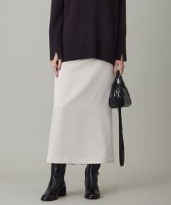 ICB / アイシービー ミニ・ひざ丈スカート | 【洗える】 ヴィンテージサテン ナロースカート