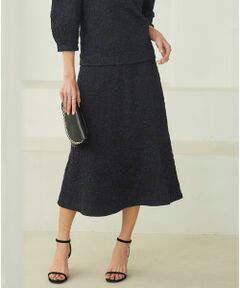 ICB / アイシービー ミニ・ひざ丈スカート | 【洗える】 PEハイゲージJQ ニットスカート