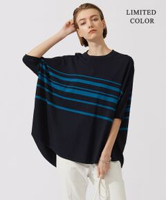 ICB / アイシービー ニット・セーター | 【新色追加・接触冷感・UVカット・洗える】 ヴィスコースナイロンハイゲージ 半袖プルオーバー