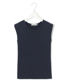 ICB / アイシービー ニット・セーター | 【UVカット・洗える】 オーガニックコットンリブ ノースリーブニット