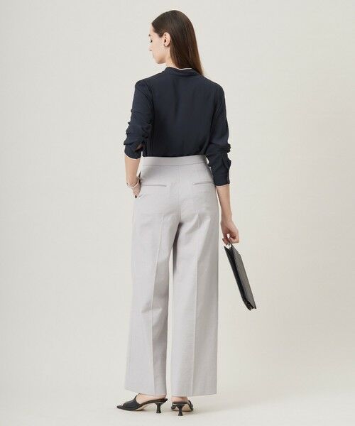 ICB / アイシービー シャツ・ブラウス | 【UVケア・速乾・接触冷感・洗える】BackSatinAmunzen 配色ボウタイブラウス | 詳細3