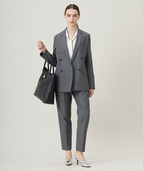 ICB / アイシービー シャツ・ブラウス | 【UVケア・速乾・接触冷感・洗える】BackSatinAmunzen 配色ボウタイブラウス | 詳細13