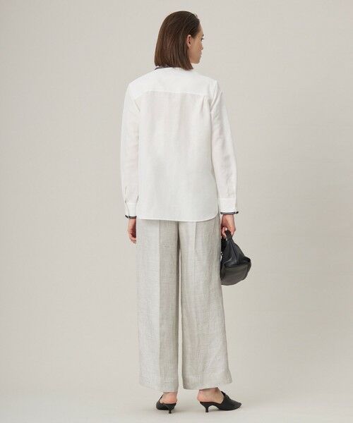 ICB / アイシービー シャツ・ブラウス | 【日本製】 コットンリネンタンブラー ブラウス | 詳細3