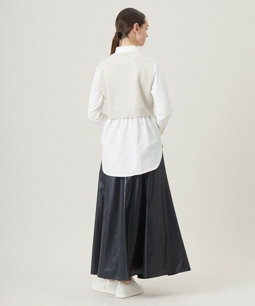 ICB / アイシービー ニット・セーター | 【2WAY・洗える】シャツクロスコンビニットプルオーバー | 詳細6